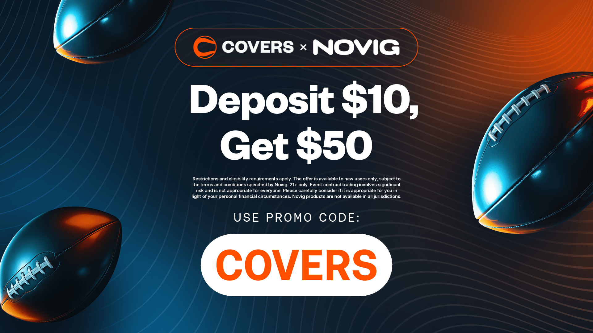 Novig Promo Code COVERS: Deposit $10, Get $50 for Notre Dame vs. BYU